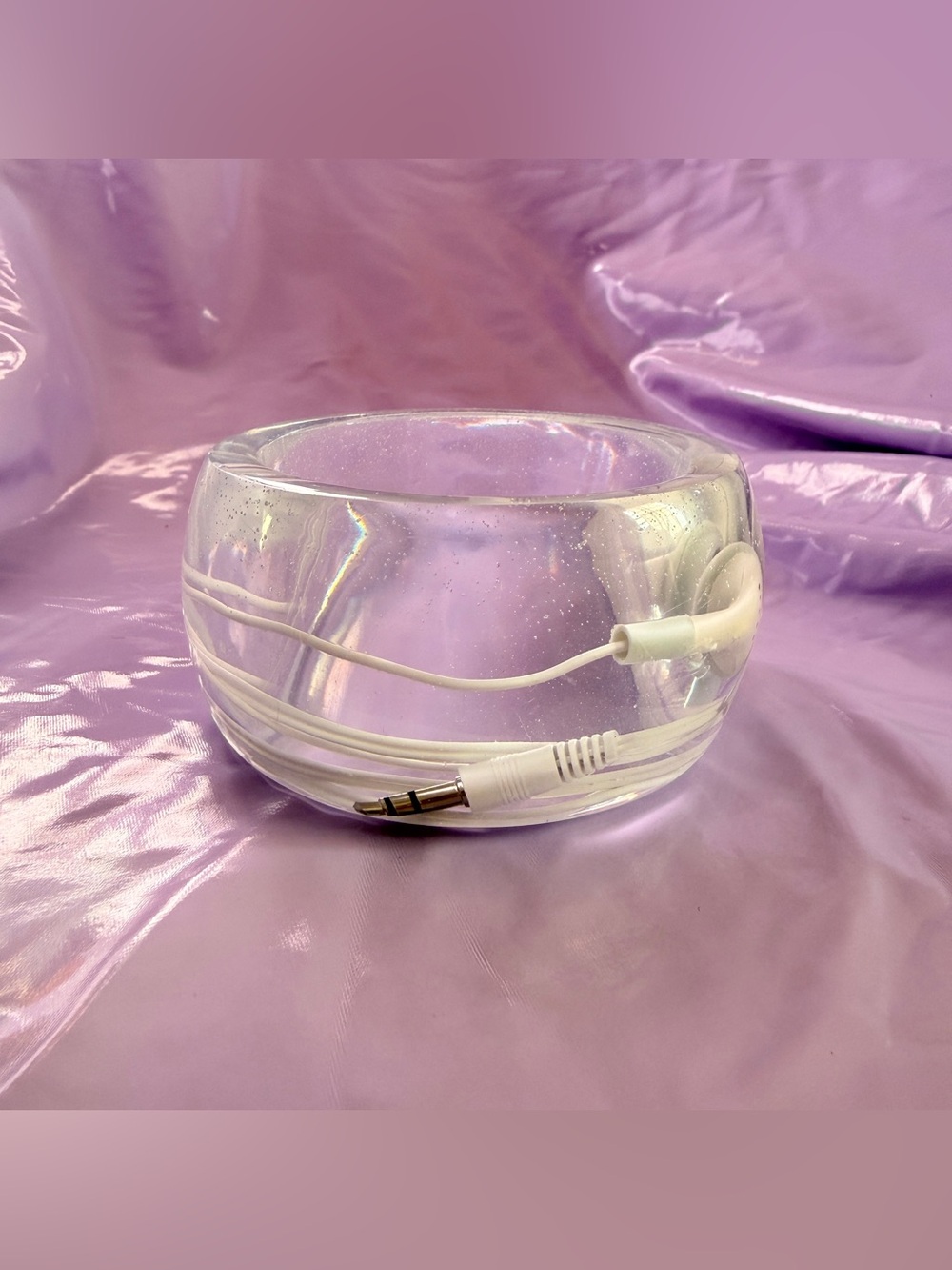 Earbud chunky bangle - Picture 2 of 4